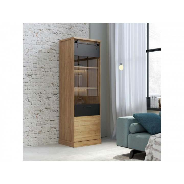 Vitrina alta de 63x198 cm
